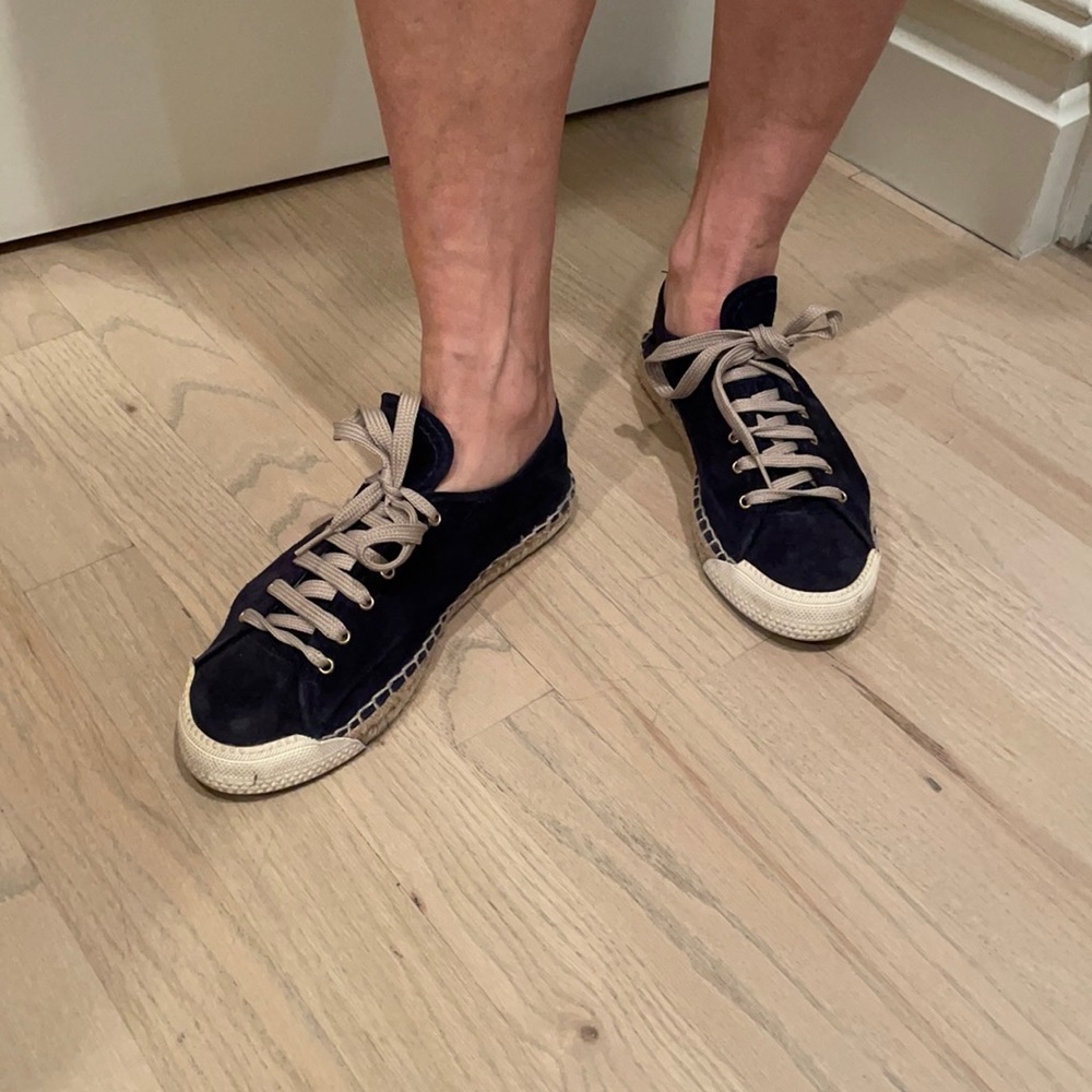 Suede sneakers